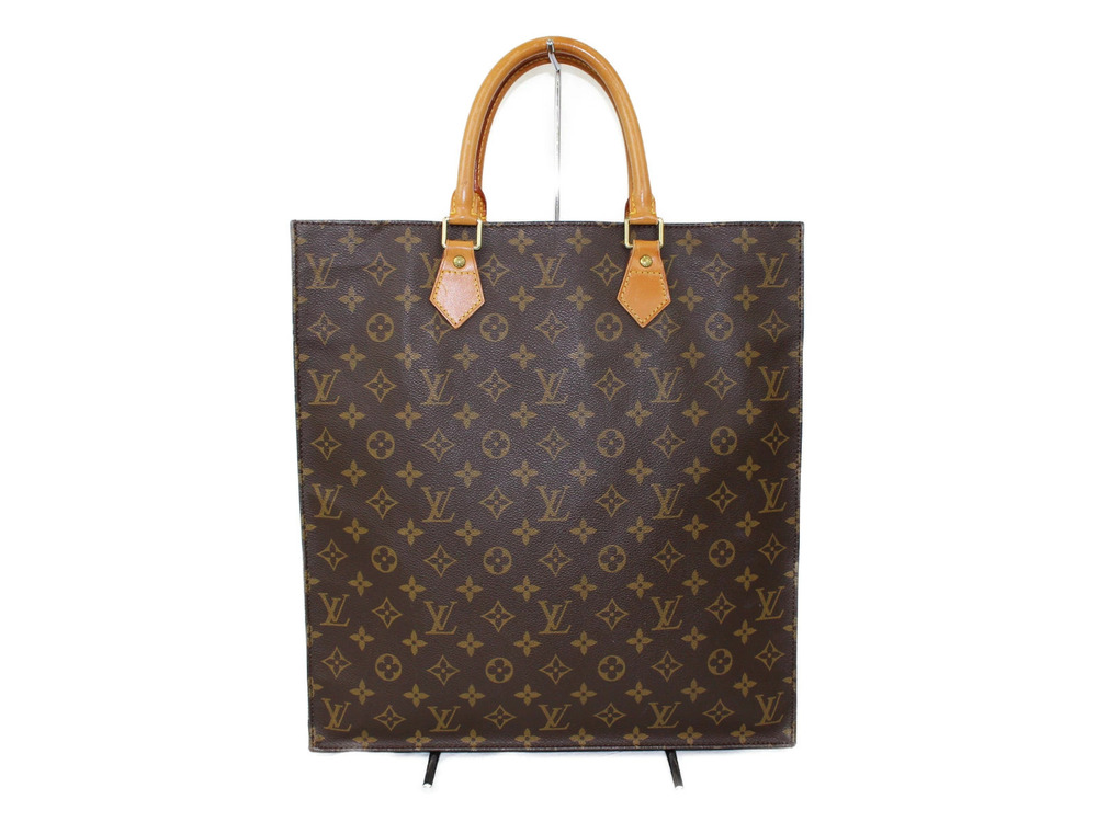 Louis Vuitton Monogram Canvas Plat Handbag Sac